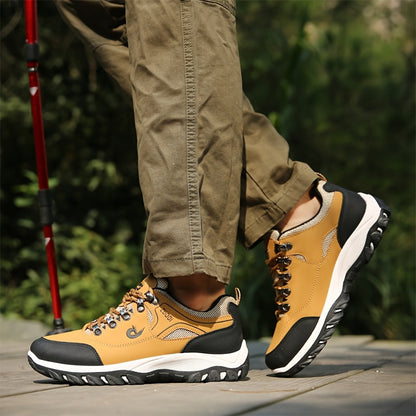 Men's Breathable Lace-Up Sneakers - PU Upper and EVA Insole – view 8