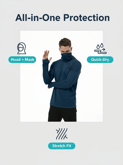 Men's Built-In Mask Hoodies - 3-Pack Quick-Dry Layers – view 11