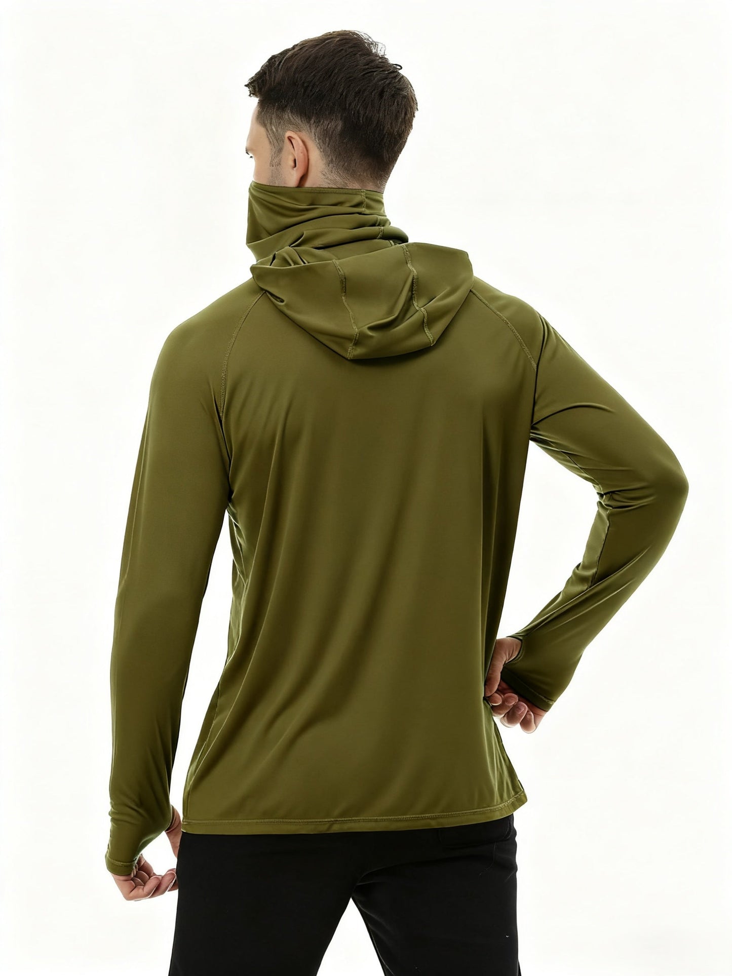 Men's Built-In Mask Hoodies - 6-Pack Breathable Layers – view 3