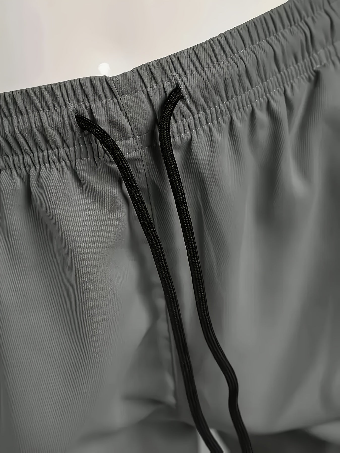 Men's Cargo Pants - Drawstring Waist With Pockets – Slim Fit – view 2