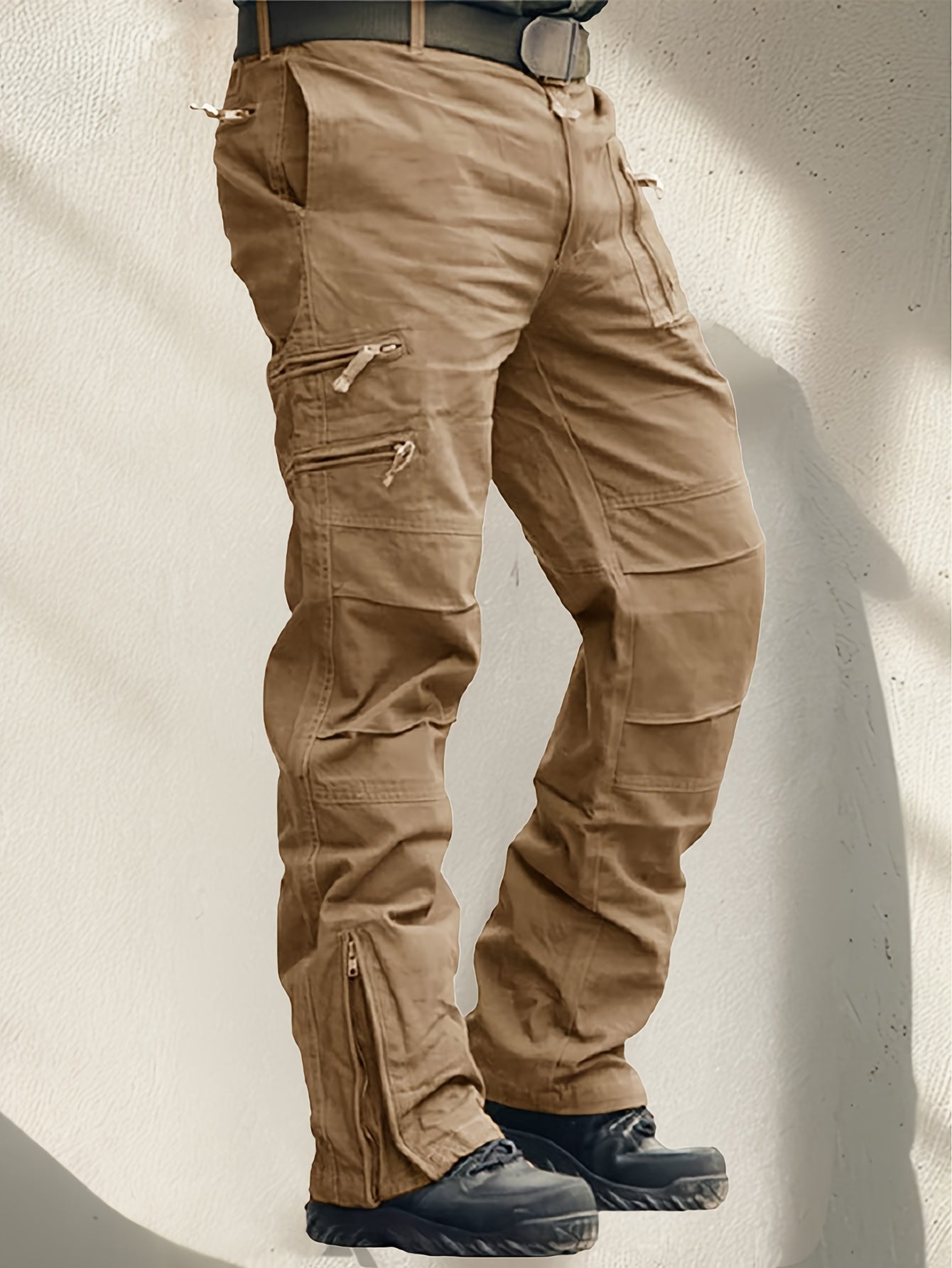 Men's Cargo Pants - Elastic Waist With Pockets – Sizes 30–40 – view 9