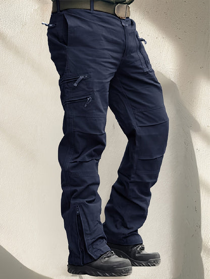 Men's Cargo Pants - Elastic Waist With Pockets – Sizes 30–40 – Khaki option – view 2