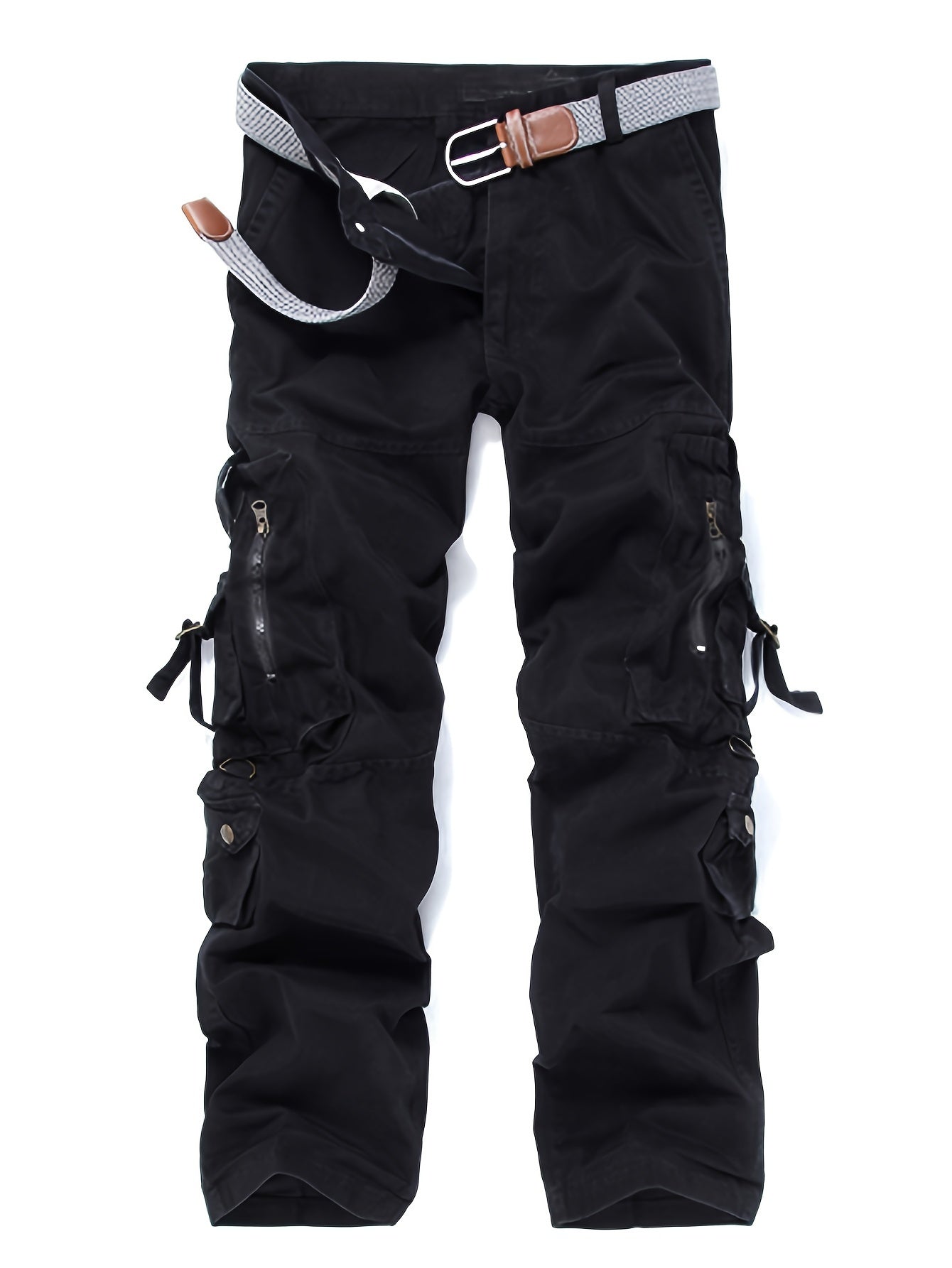 Men's Cargo Pants - Multi Pocket – 100% cotton – Khaki option – main product image