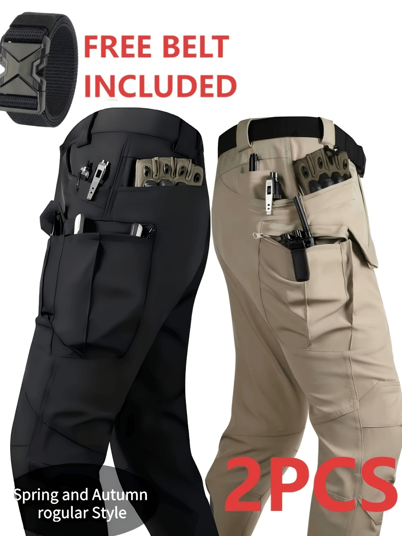 Men's Cargo Pants - Multi Pocket – Sizes M–XXXL – view 16