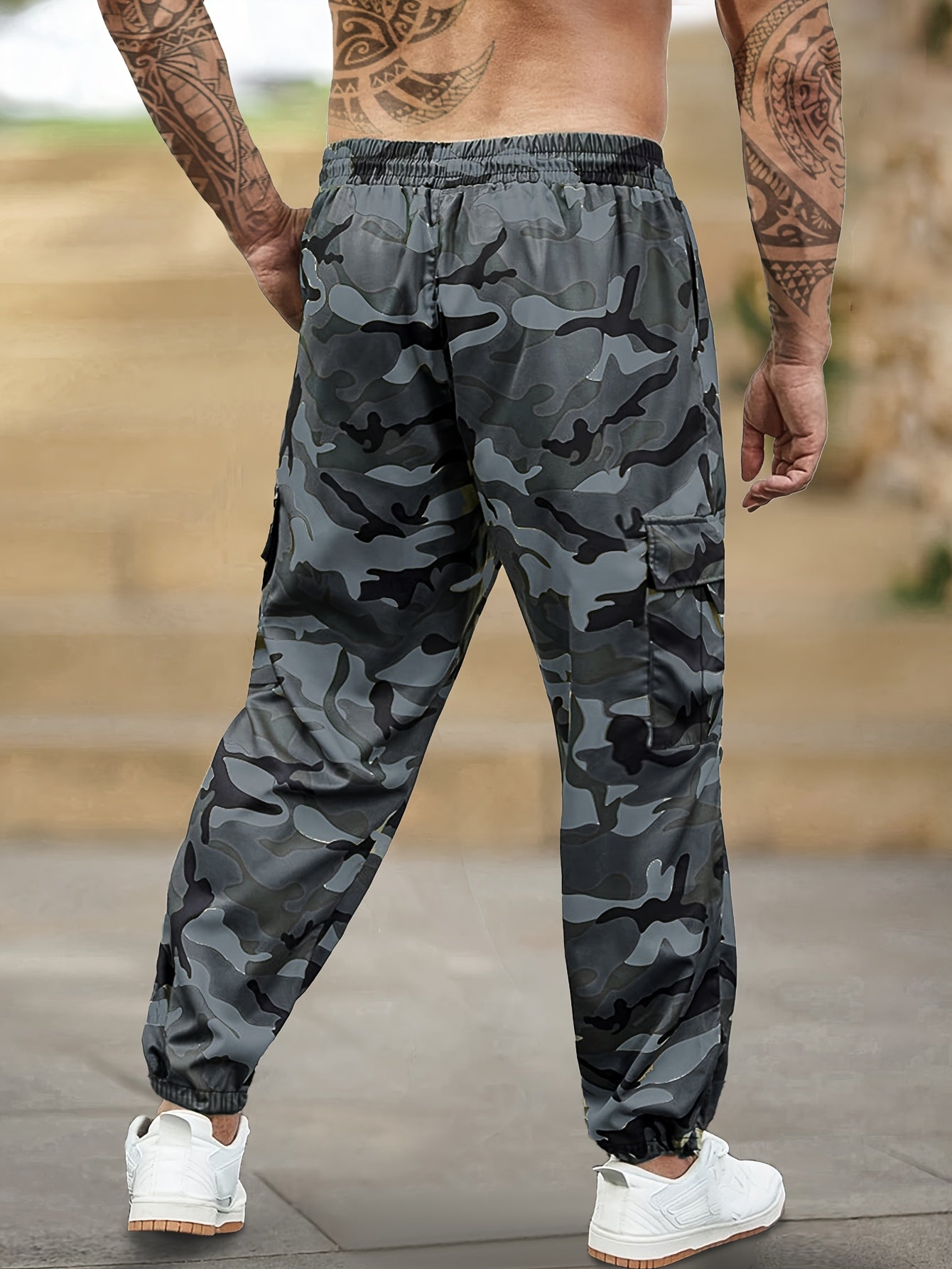 Men's Cargo Pants - Multi Pocket Workwear – Sizes S–XXXL – view 7