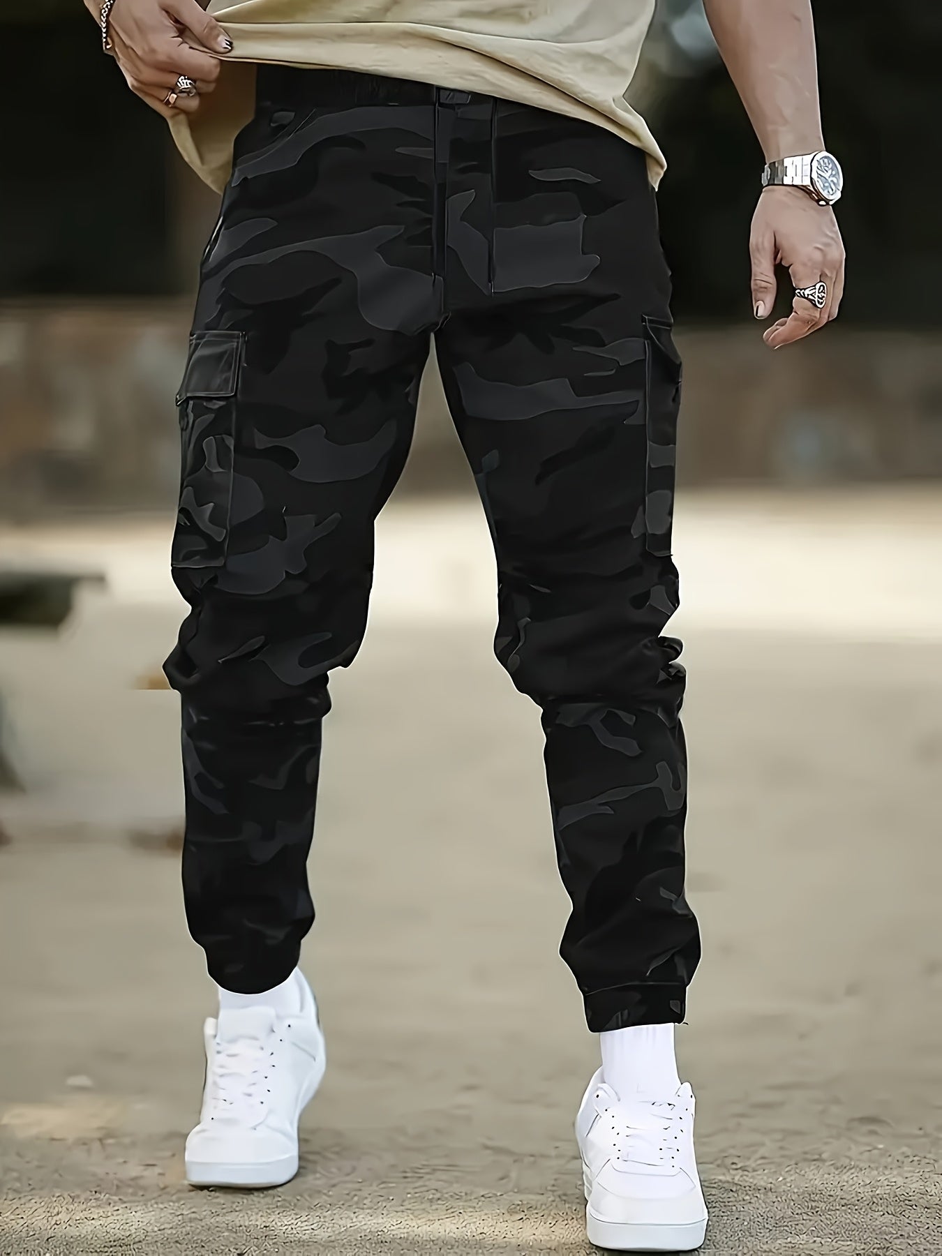 Men's Cargo Pants - Multi Pocket Workwear – Sizes S–XXXL – view 13