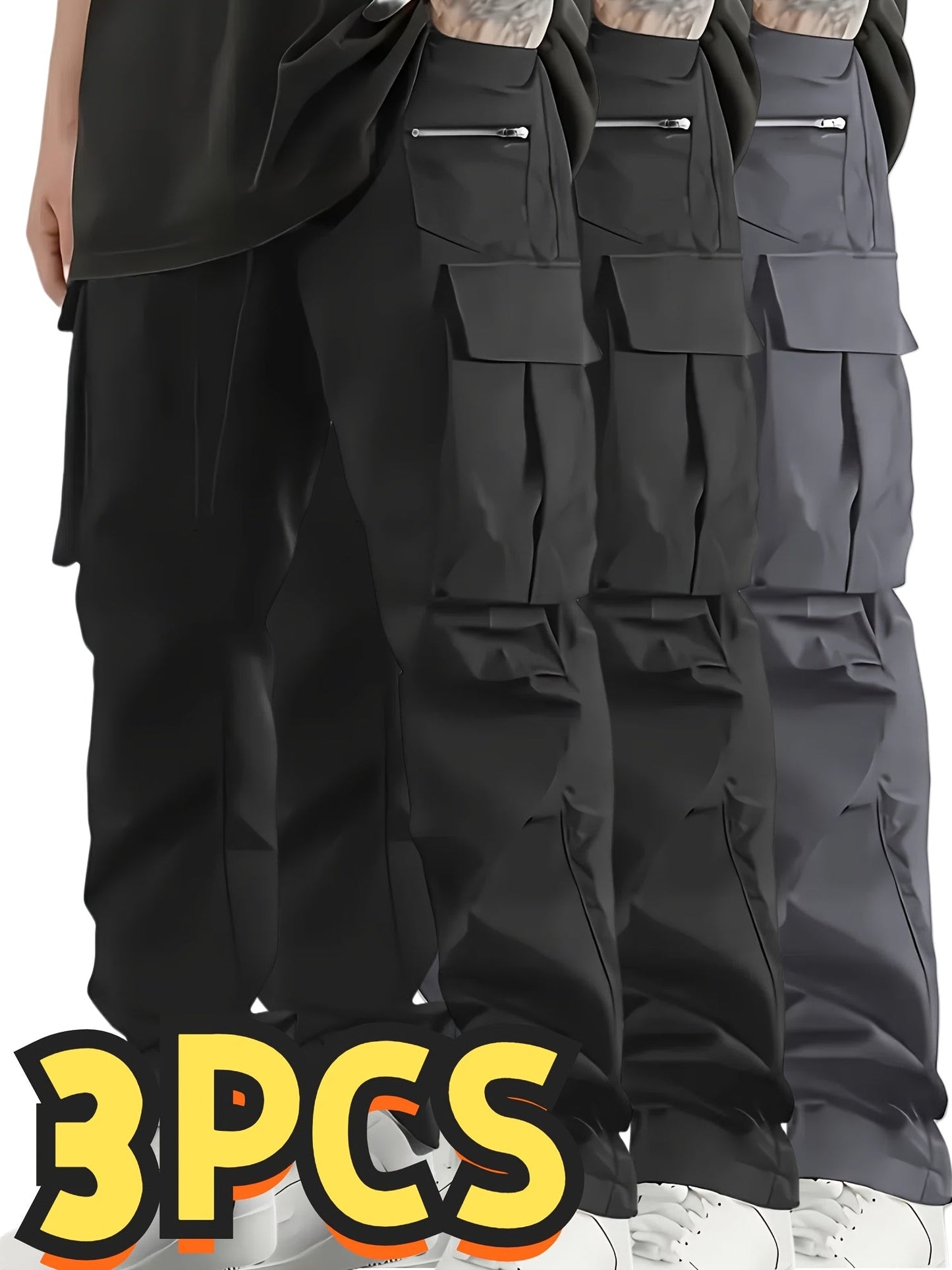 Men's Cargo Pants - Pocket Detail – Sizes S–XXL – main product image