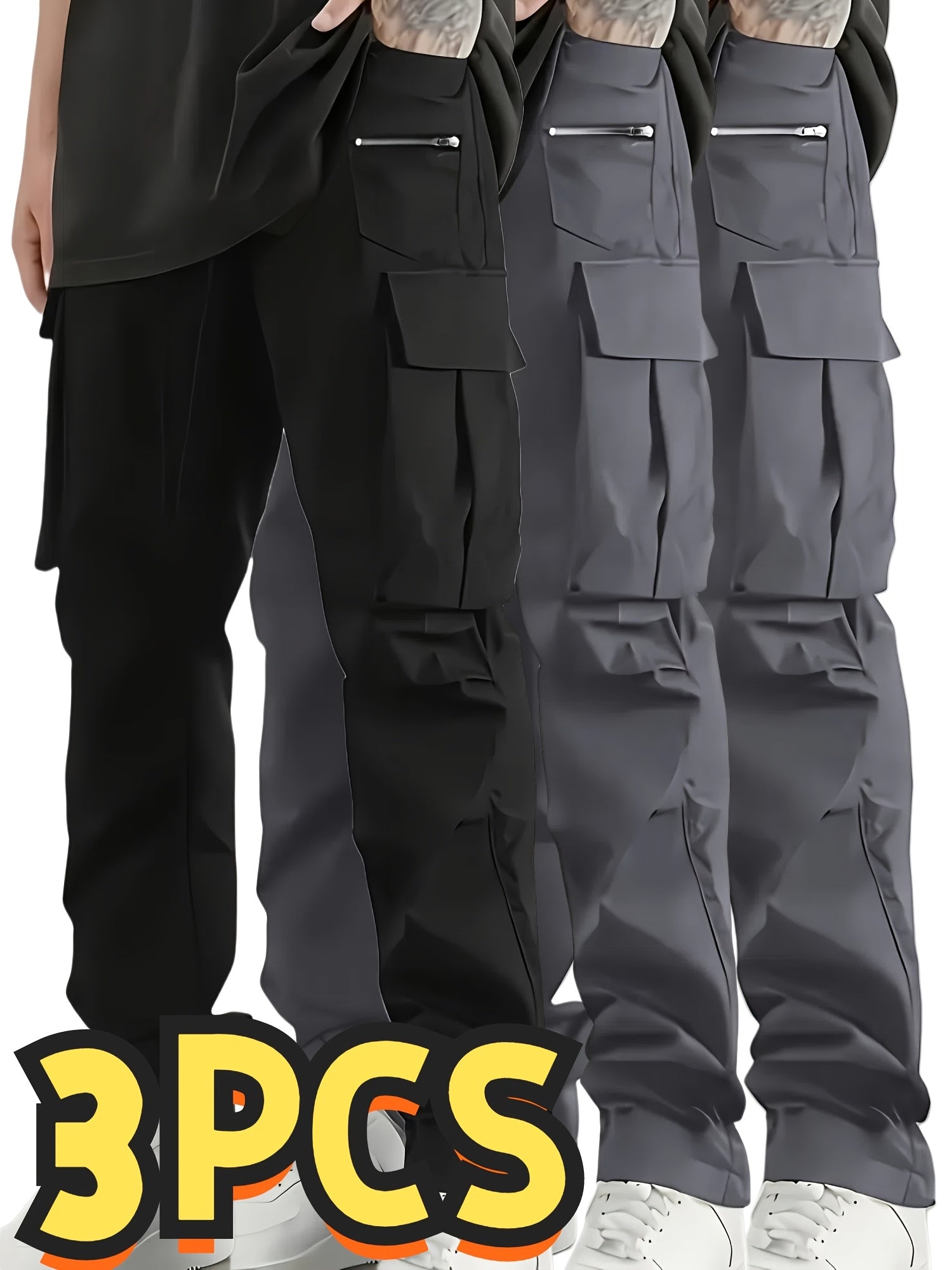 Men's Cargo Pants - Pocket Detail – Sizes S–XXL – view 6