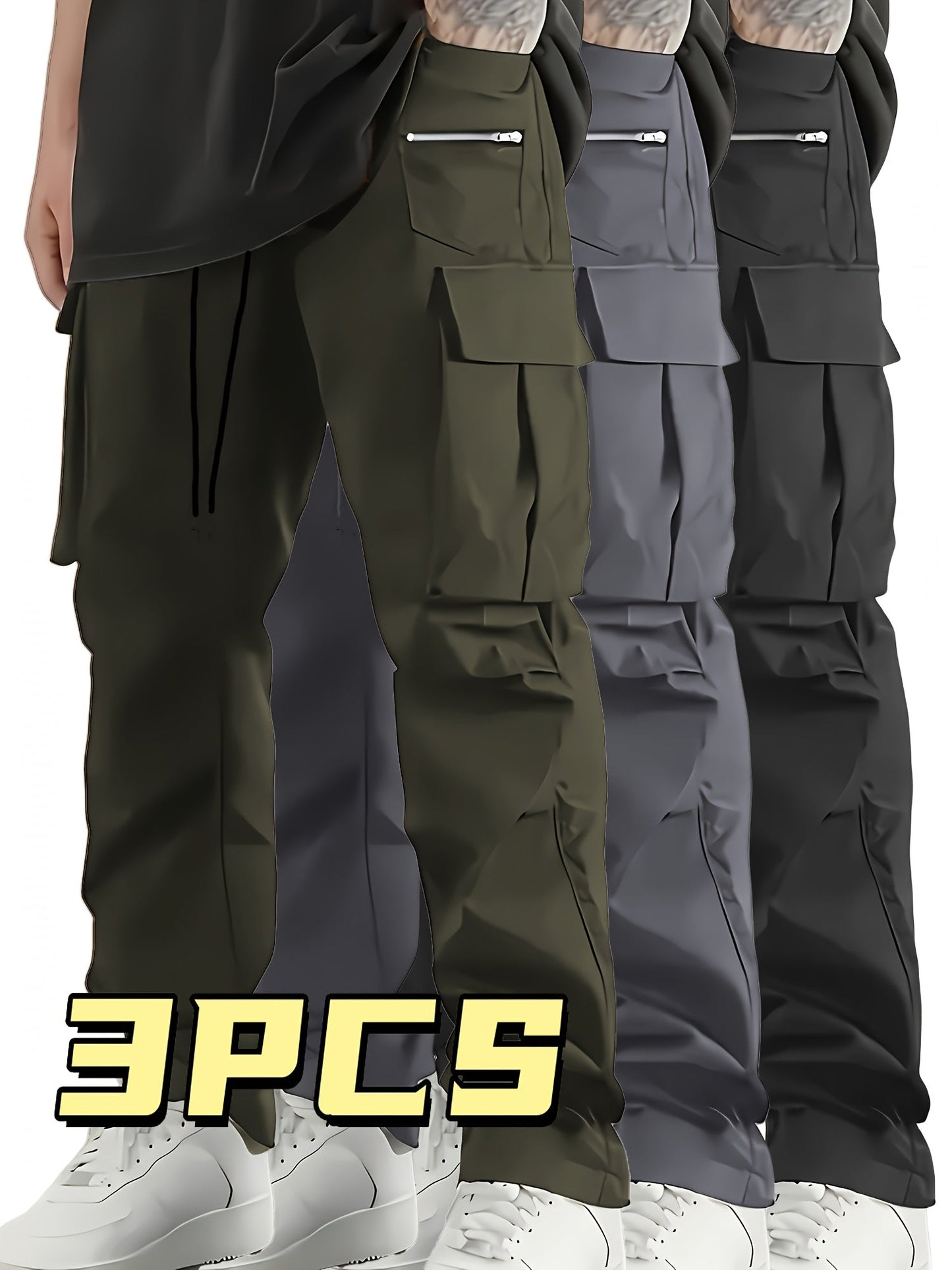 Men's Cargo Pants - Pocket Detail – Sizes S–XXL – view 7