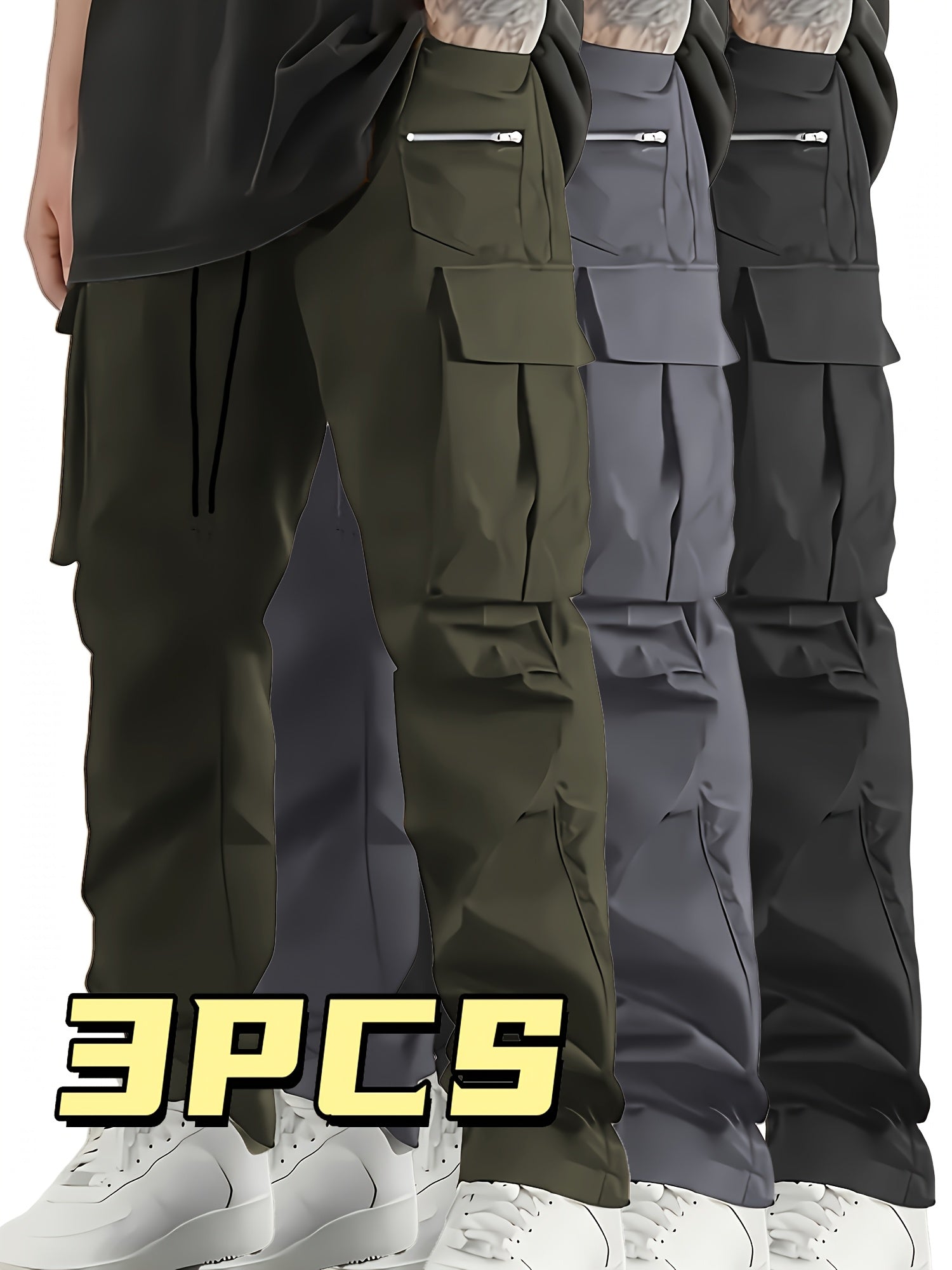Men's Cargo Pants - Pocket Detail – Sizes S–XXL – view 7