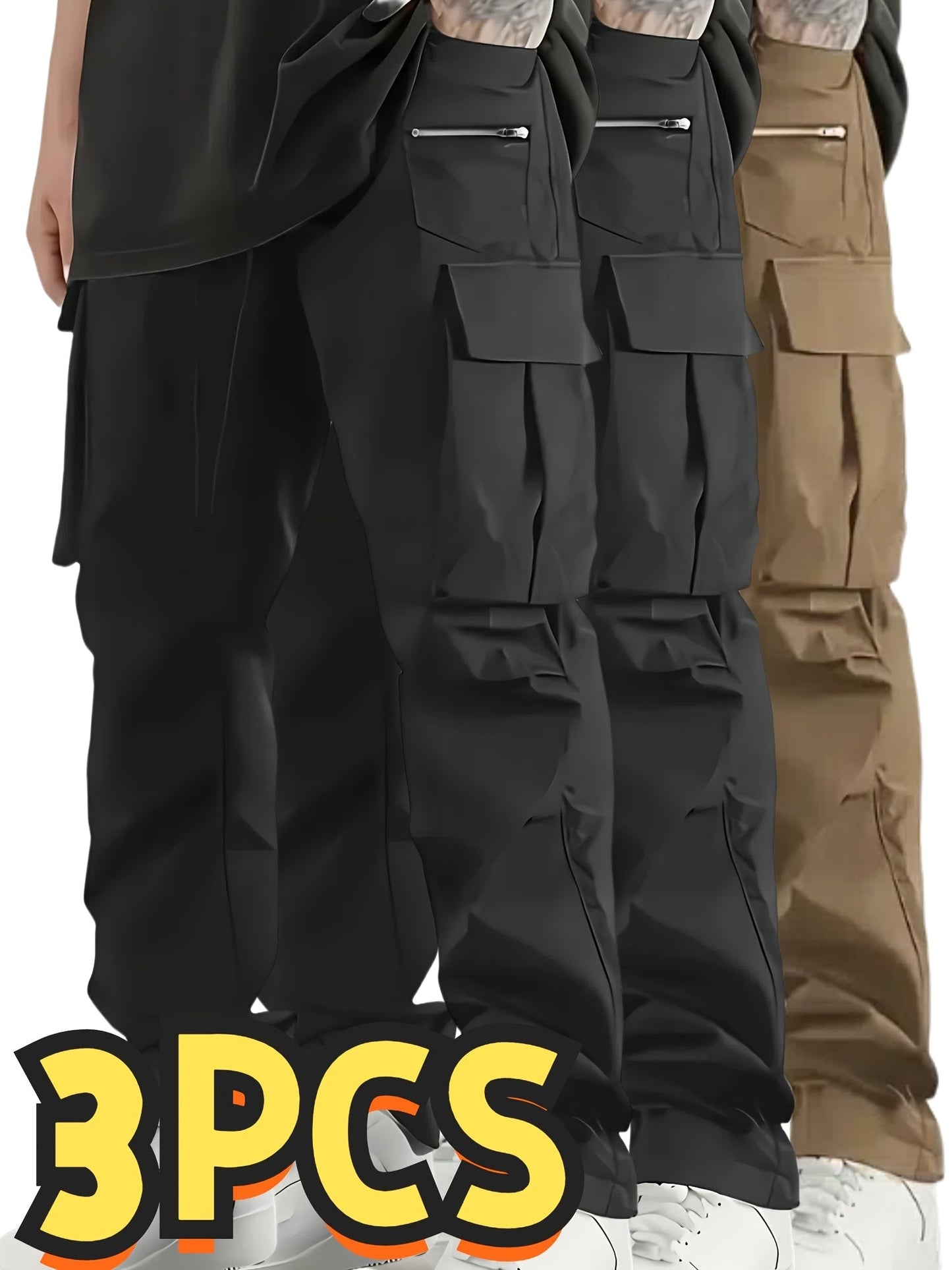Men's Cargo Pants - Pocket Detail – Sizes S–XXL – view 8