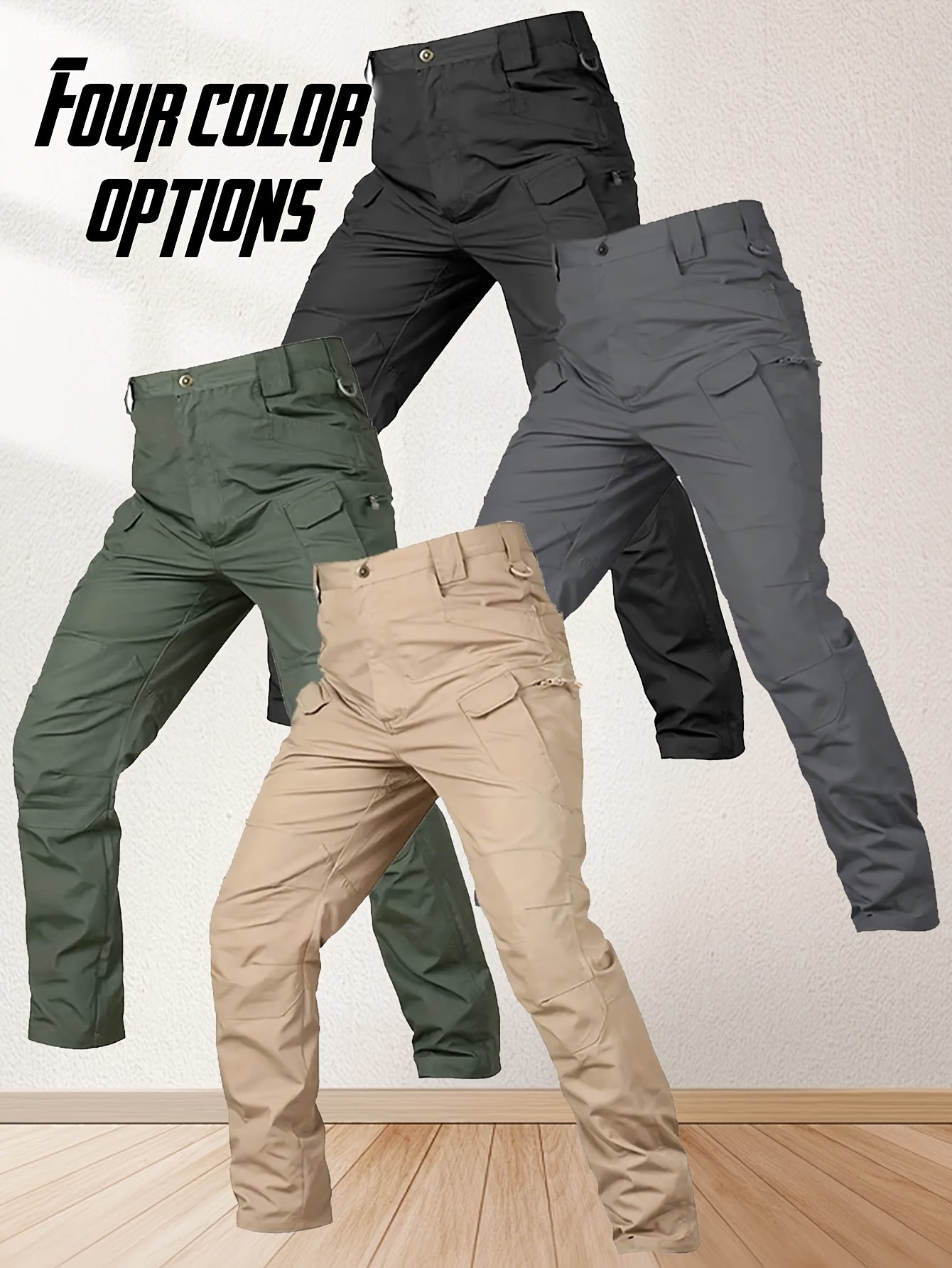 Men's Cargo Pants - Quick Dry With Pockets – 6-Variant Selection – view 6