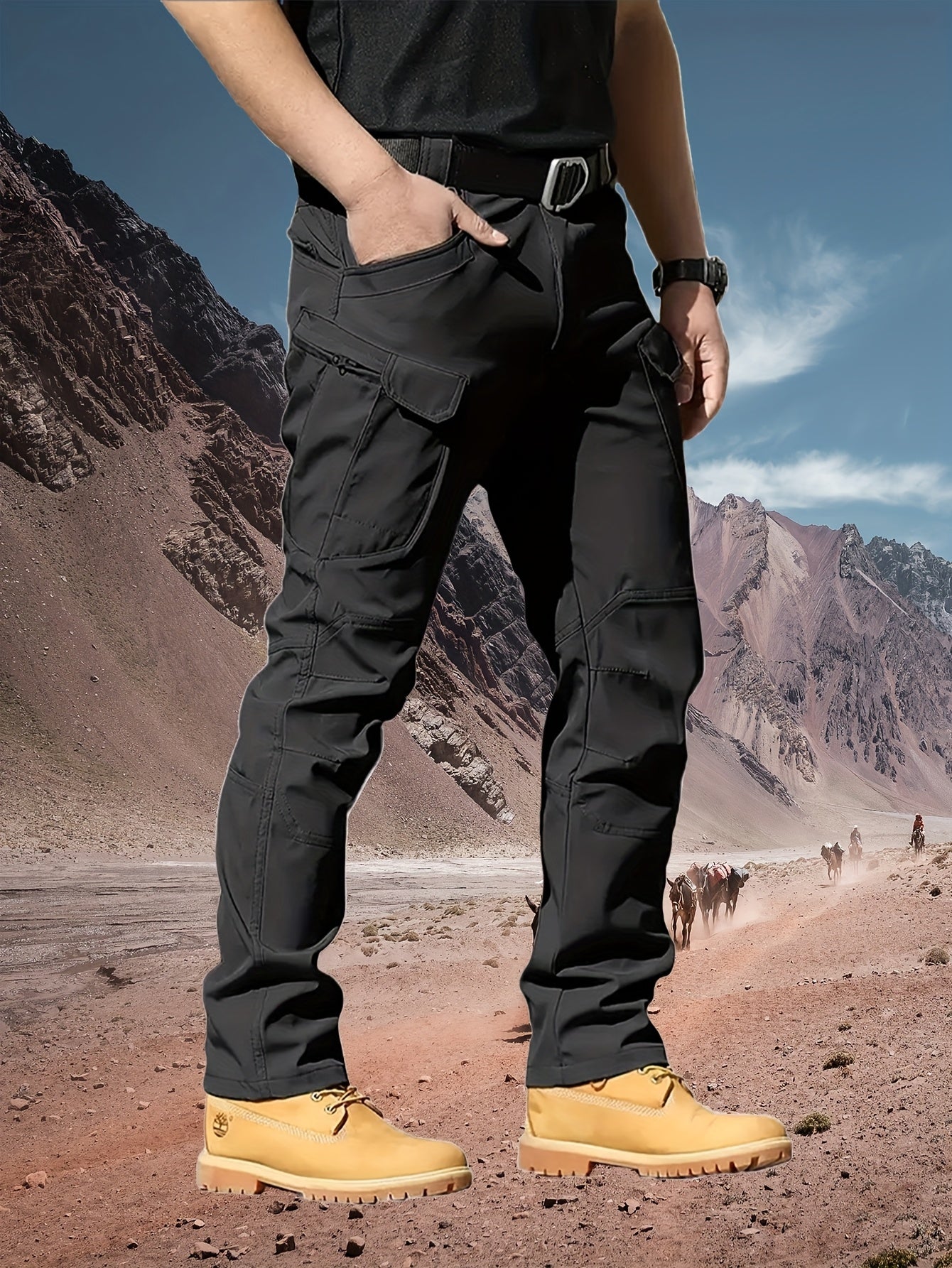 Men's Cargo Pants - Quick Dry With Pockets – 6-Variant Selection – view 11