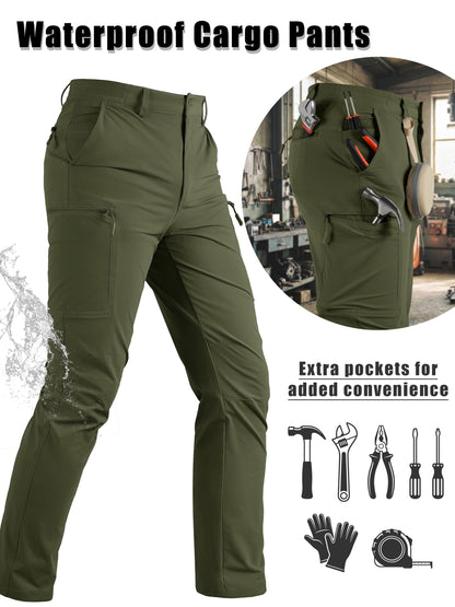 Men's Cargo Pants - Quick Dry With Pockets – Sizes 30–40 – Khaki option – view 7