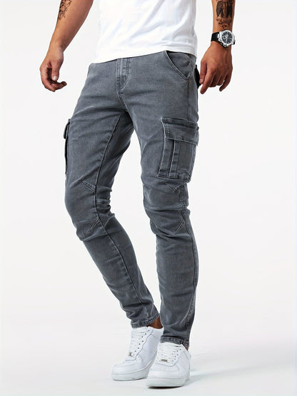 Men's Cargo Pants - Slim Fit With Pockets – view 9