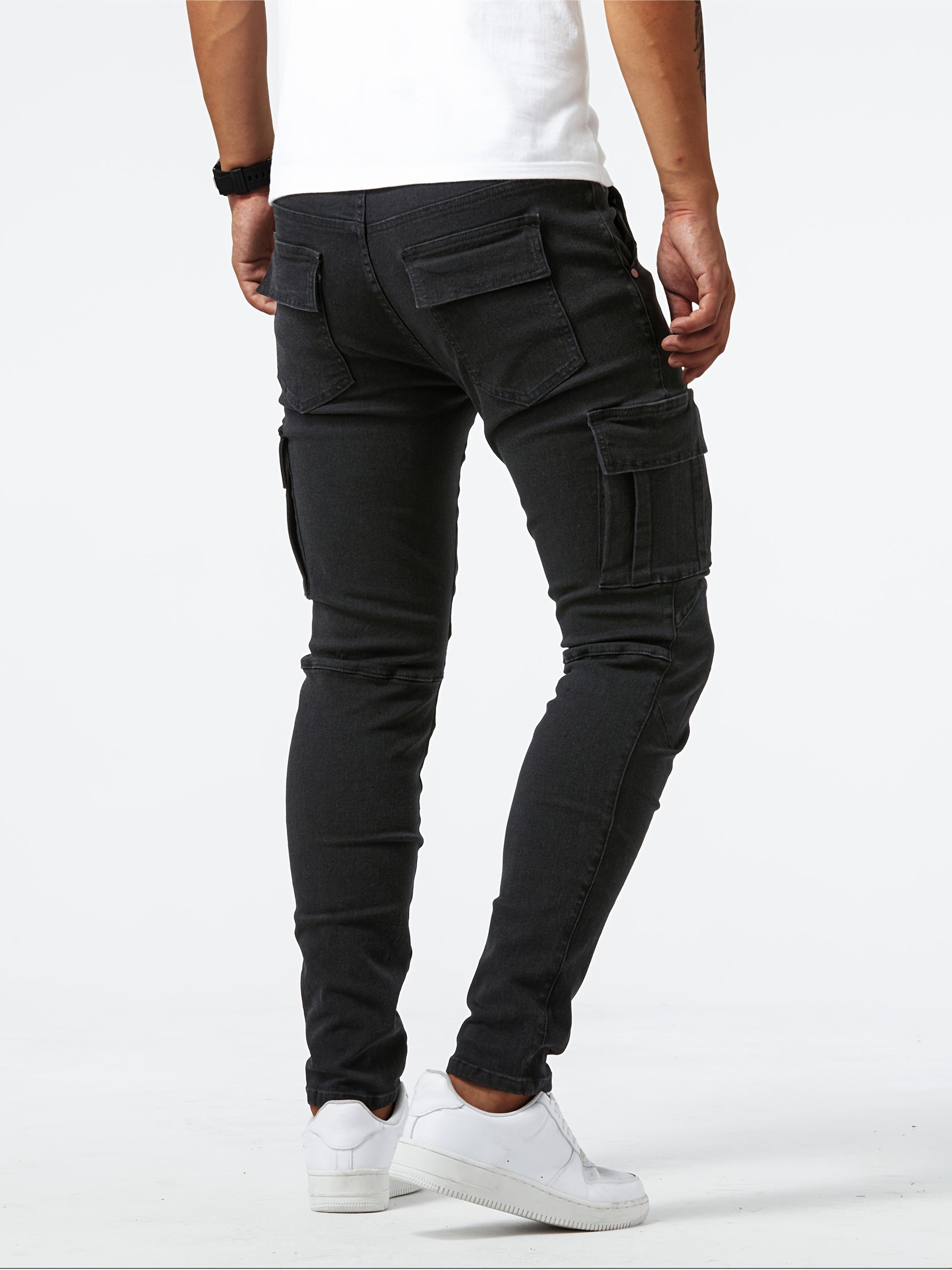 Men's Cargo Pants - Slim Fit With Pockets – view 11