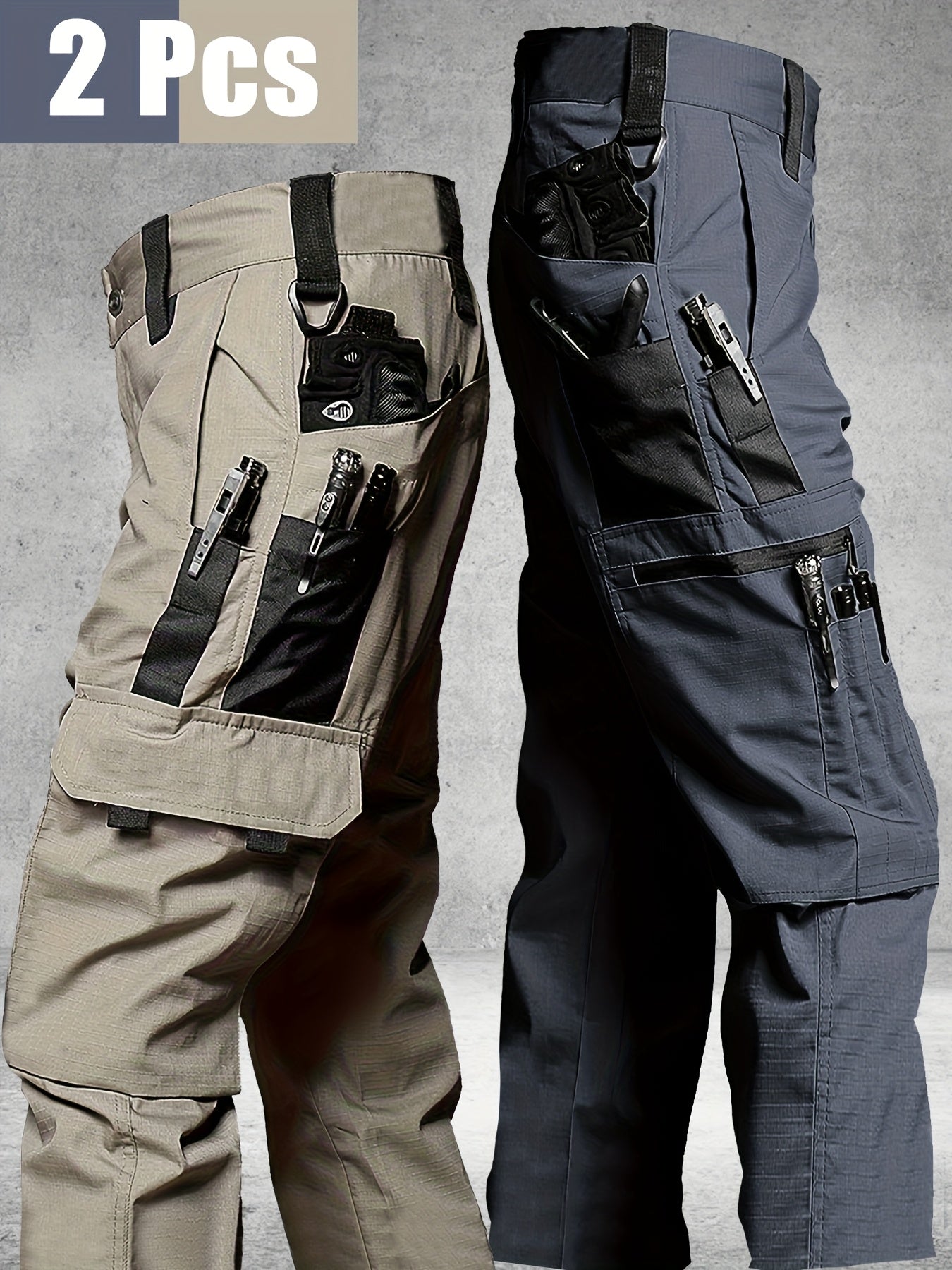 Men's Cargo Pants - Stretch With Pockets – 22-Variant Selection – view 12