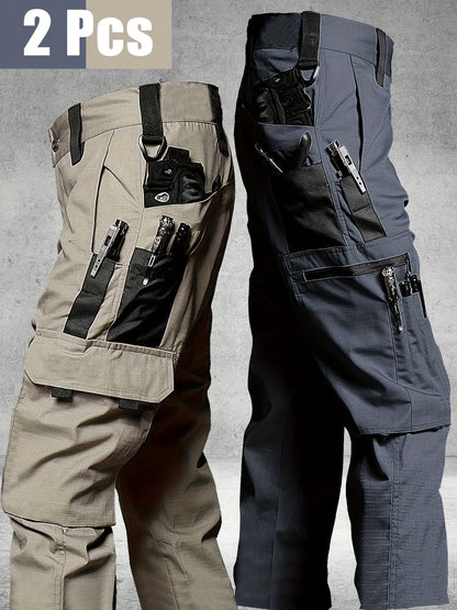 Men's Cargo Pants - Stretch With Pockets – 22-Variant Selection – Black option – main product image