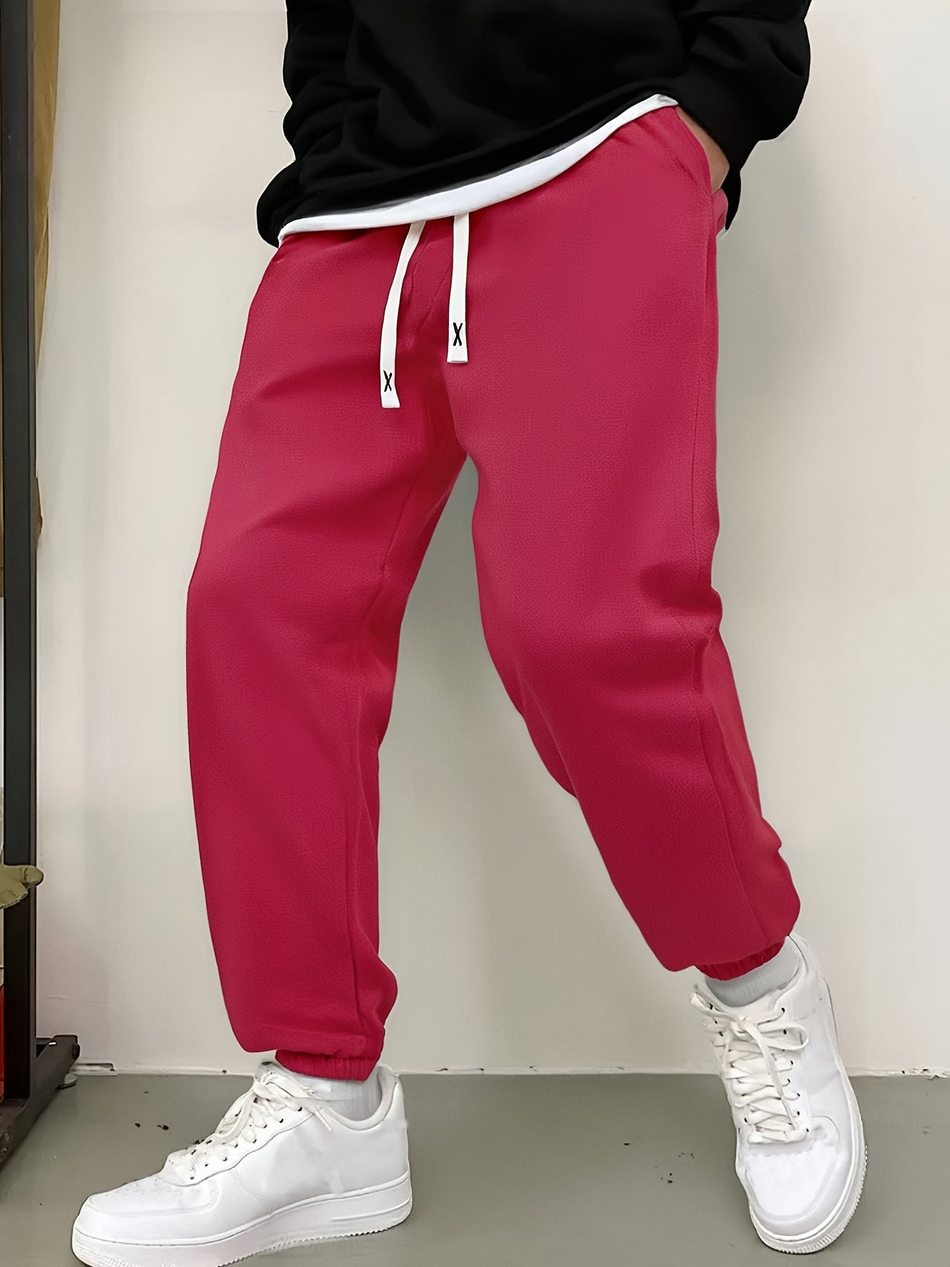 Men's Cargo Pants - Stretch With Pockets – 3Pcs Random Color – view 4