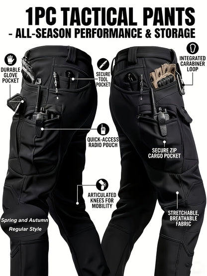 Men's Cargo Pants - Stretch With Pockets – Color Polyester – main product image