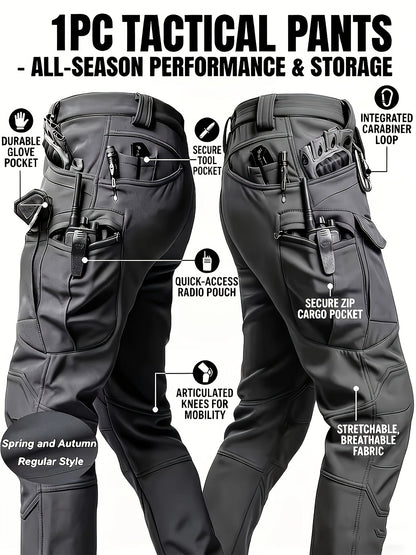 Men's Cargo Pants - Stretch With Pockets – Color Polyester – view 13