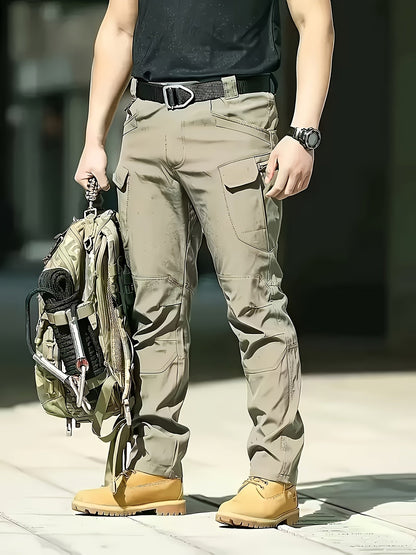Men's Cargo Pants - Stretch With Pockets – Color (with belt) – view 3