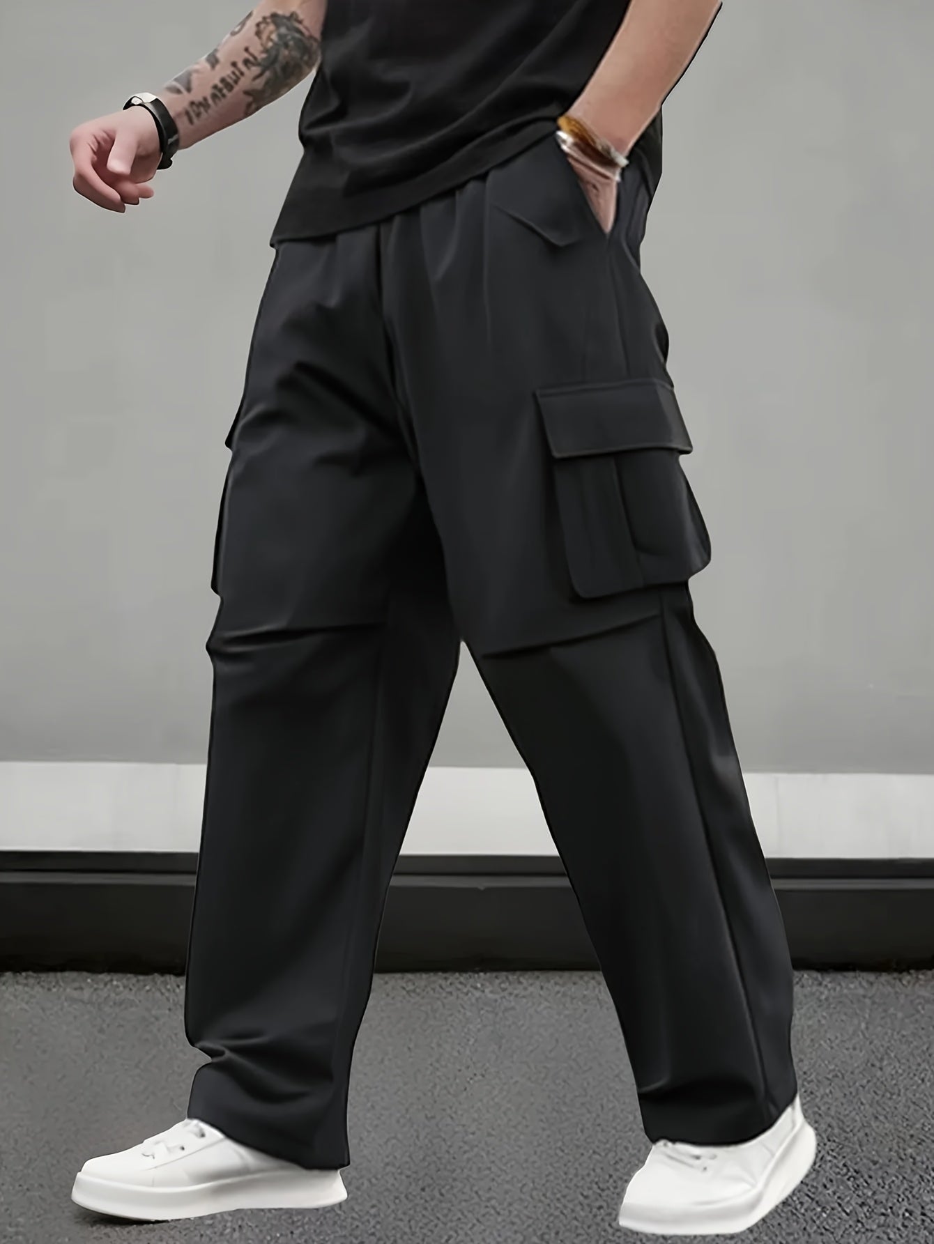 Men's Cargo Pants - Stretch With Pockets – Sizes 2XL–6XL – view 3
