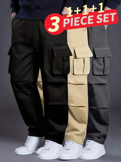 Men's Cargo Pants - Stretch With Pockets – Sizes 2XL–6XL – view 4