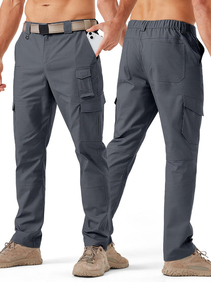 Men's Cargo Pants - Stretch With Pockets Workwear – Khaki option – main product image