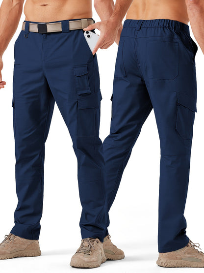 Men's Cargo Pants - Stretch With Pockets Workwear – Khaki option – view 5