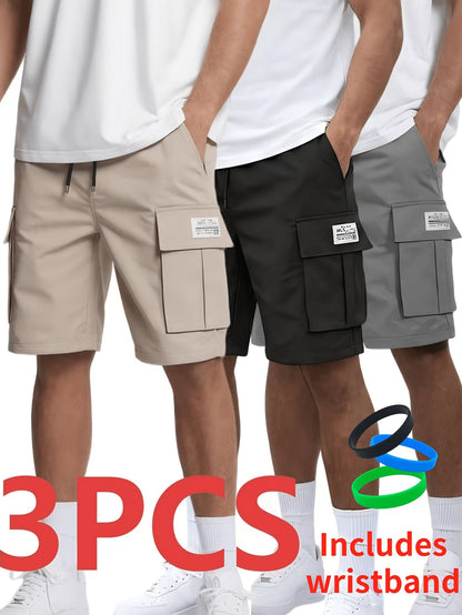 Men's Cargo Shorts - Drawstring Waist With Pockets – Sizes M–XXXL – view 3