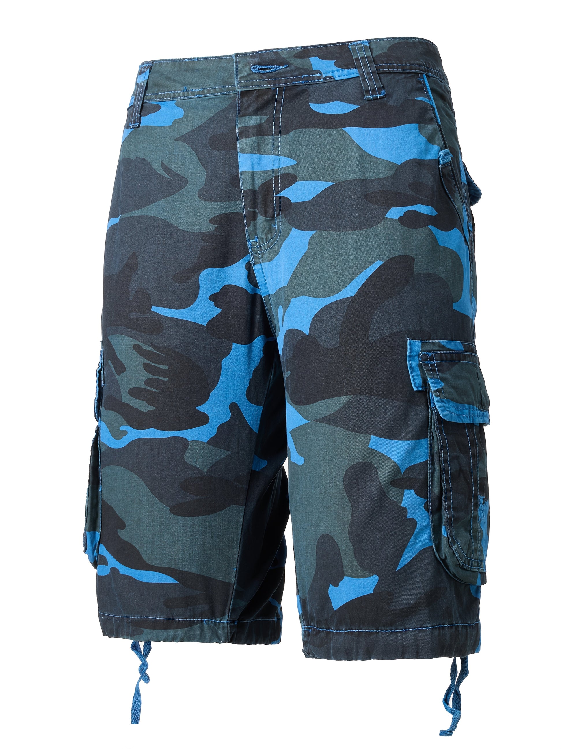 Men's Cargo Shorts - Multi Pocket Active – Cotton – view 7