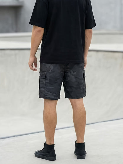 Men's Cargo Shorts - Multi Pocket – Mixed Color – view 5