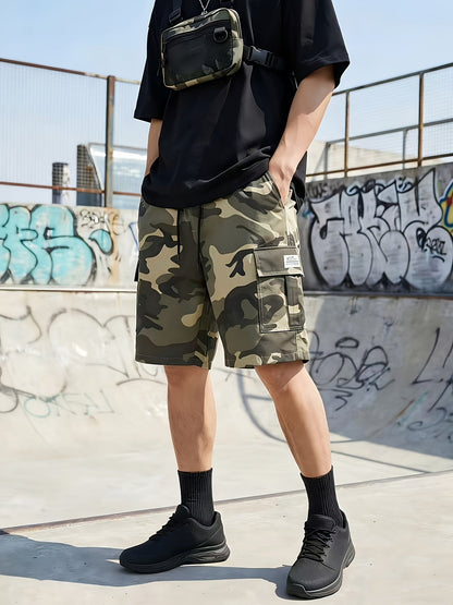 Men's Cargo Shorts - Multi Pocket – Mixed Color – view 9