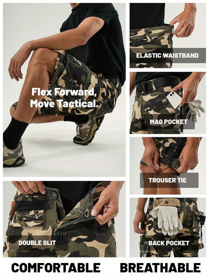 Men's Cargo Shorts - Multi Pocket – Sizes 1XL–6XL – view 5