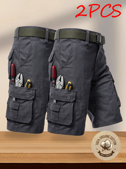 Men's Cargo Shorts - Multi Pocket – Sizes 31–40 – view 3