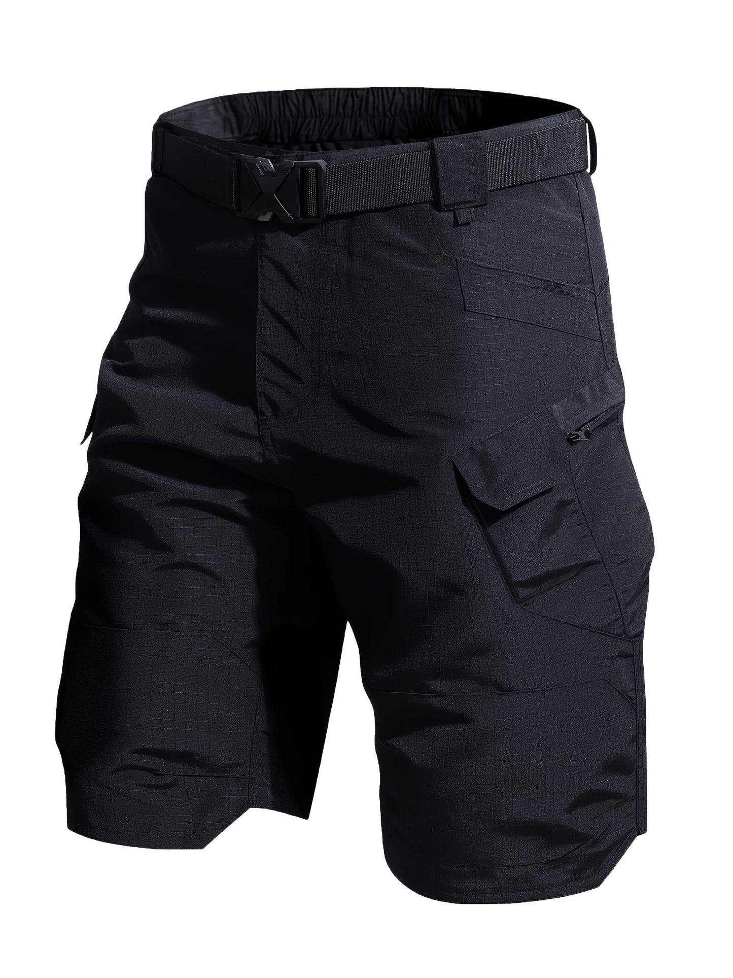 Men's Cargo Shorts - Quick Dry – Black option – view 4