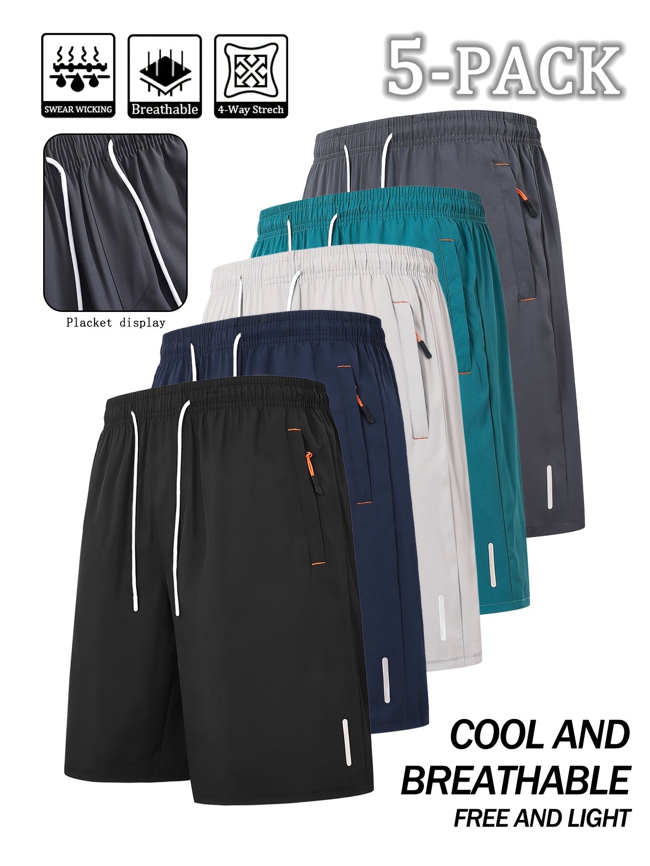 Men's Cargo Shorts - Quick Dry Active Style – view 8