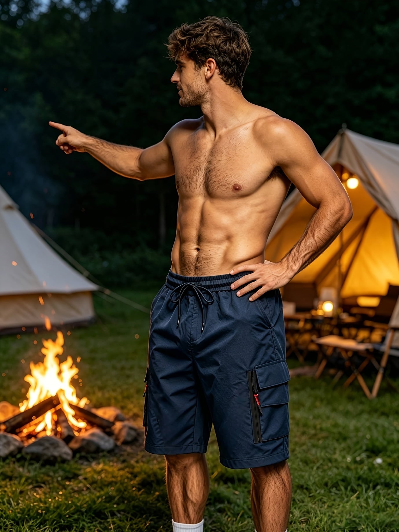 Men's Cargo Shorts - Quick Dry With Pockets Active – view 6