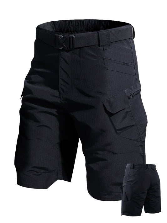 Men's Cargo Shorts - Quick Dry With Pockets – Black – main product image