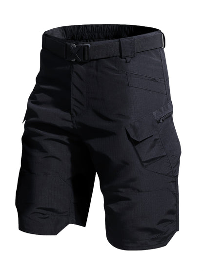 Men's Cargo Shorts - Quick Dry With Pockets – Black – view 4