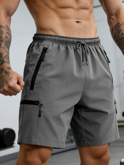 Men's Cargo Shorts - Quick Dry With Pockets – Dark Blue – view 8
