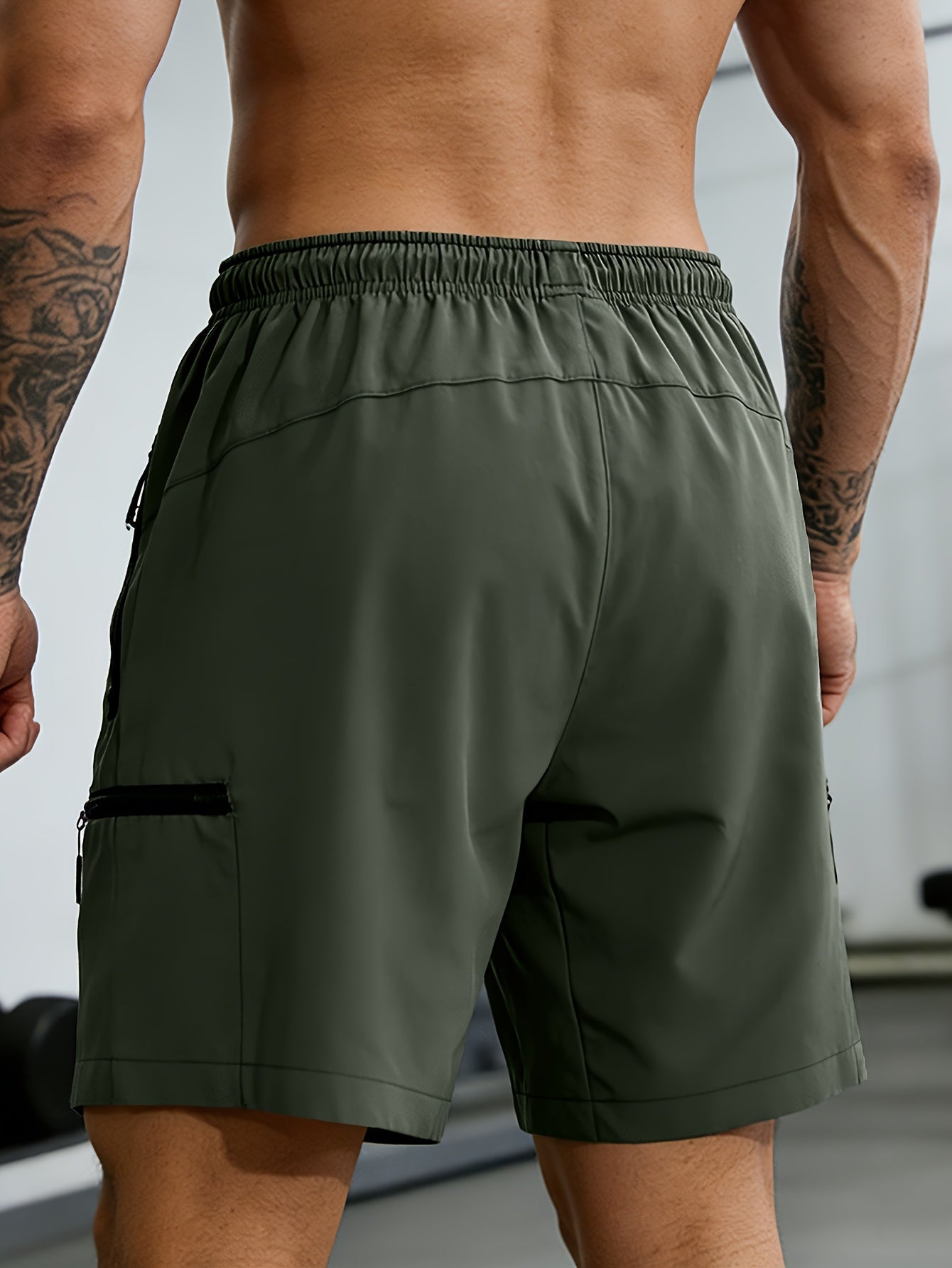 Men's Cargo Shorts - Quick Dry With Pockets – Dark Blue – view 9