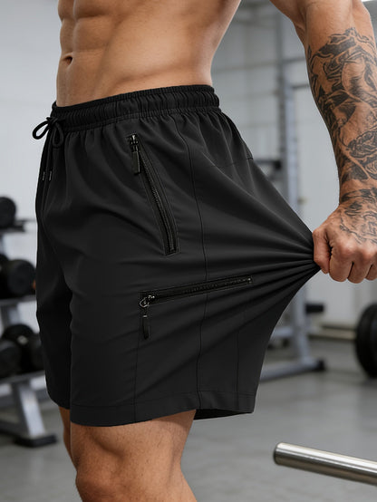 Men's Cargo Shorts - Quick Dry With Pockets – Dark Blue – view 14