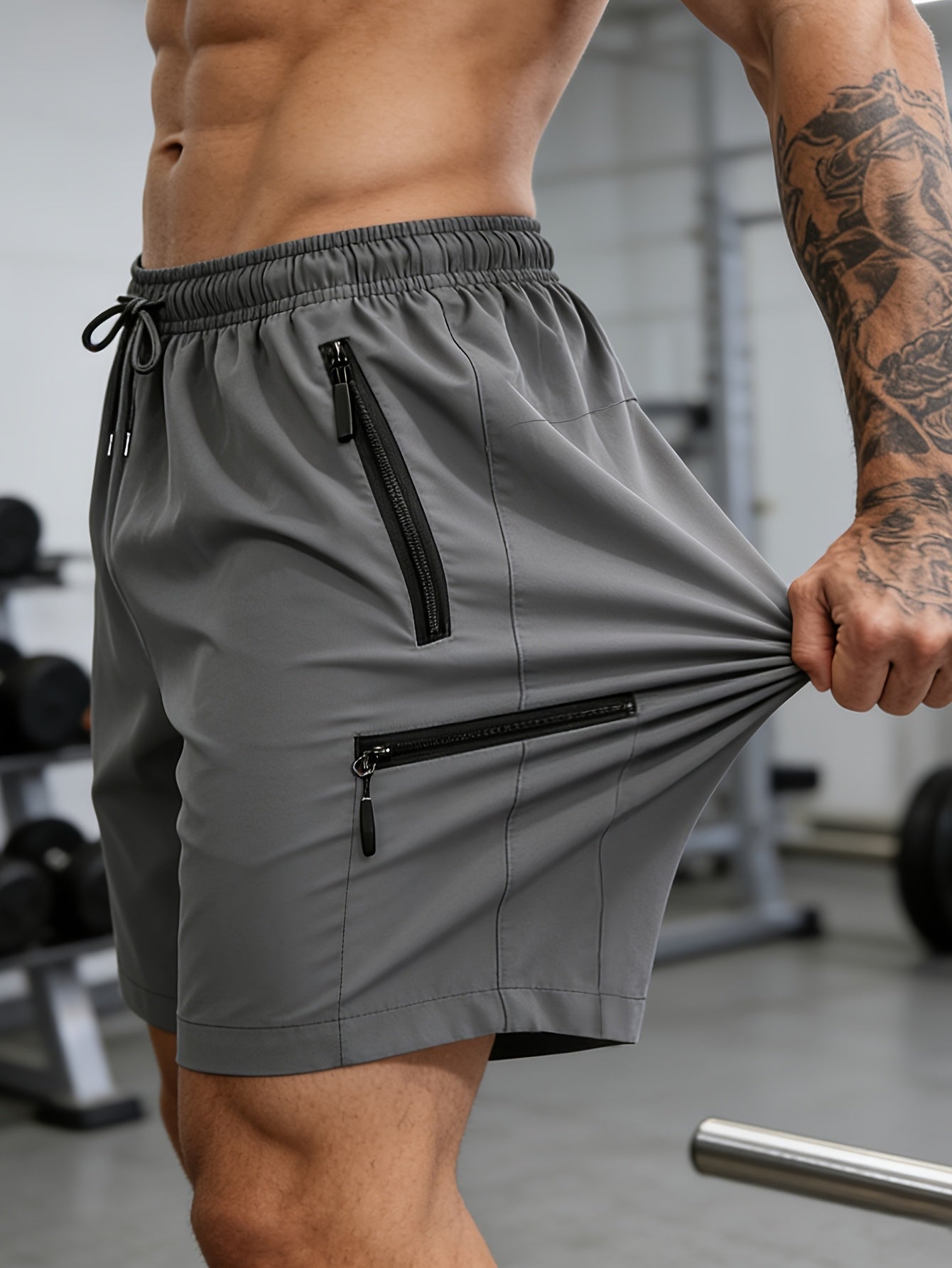 Men's Cargo Shorts - Quick Dry With Pockets – Dark Blue – Blue option – view 4
