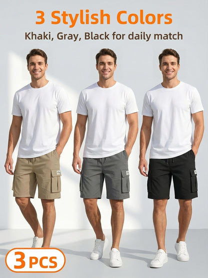 Men's Cargo Shorts - Quick Dry With Pockets – Relaxed Fit – view 6
