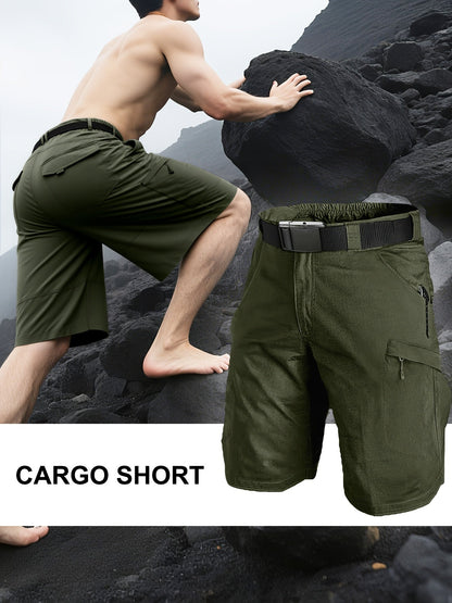 Men's Cargo Shorts - Quick Dry With Pockets – Sizes 32–36 – Green option – view 10