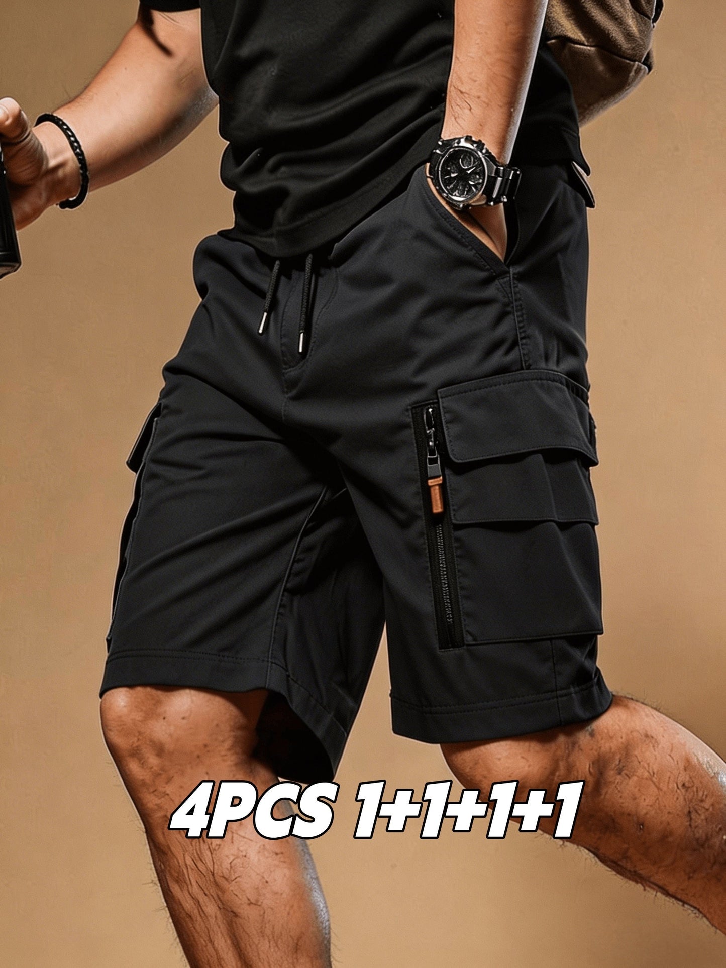 Men's Cargo Shorts - Quick Dry With Pockets – Sizes L–XXXL – view 8