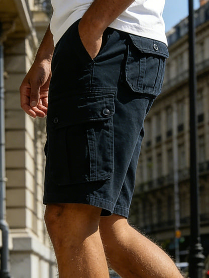 Men's Cargo Shorts - Stretch With Pockets Active Style – green option – view 5