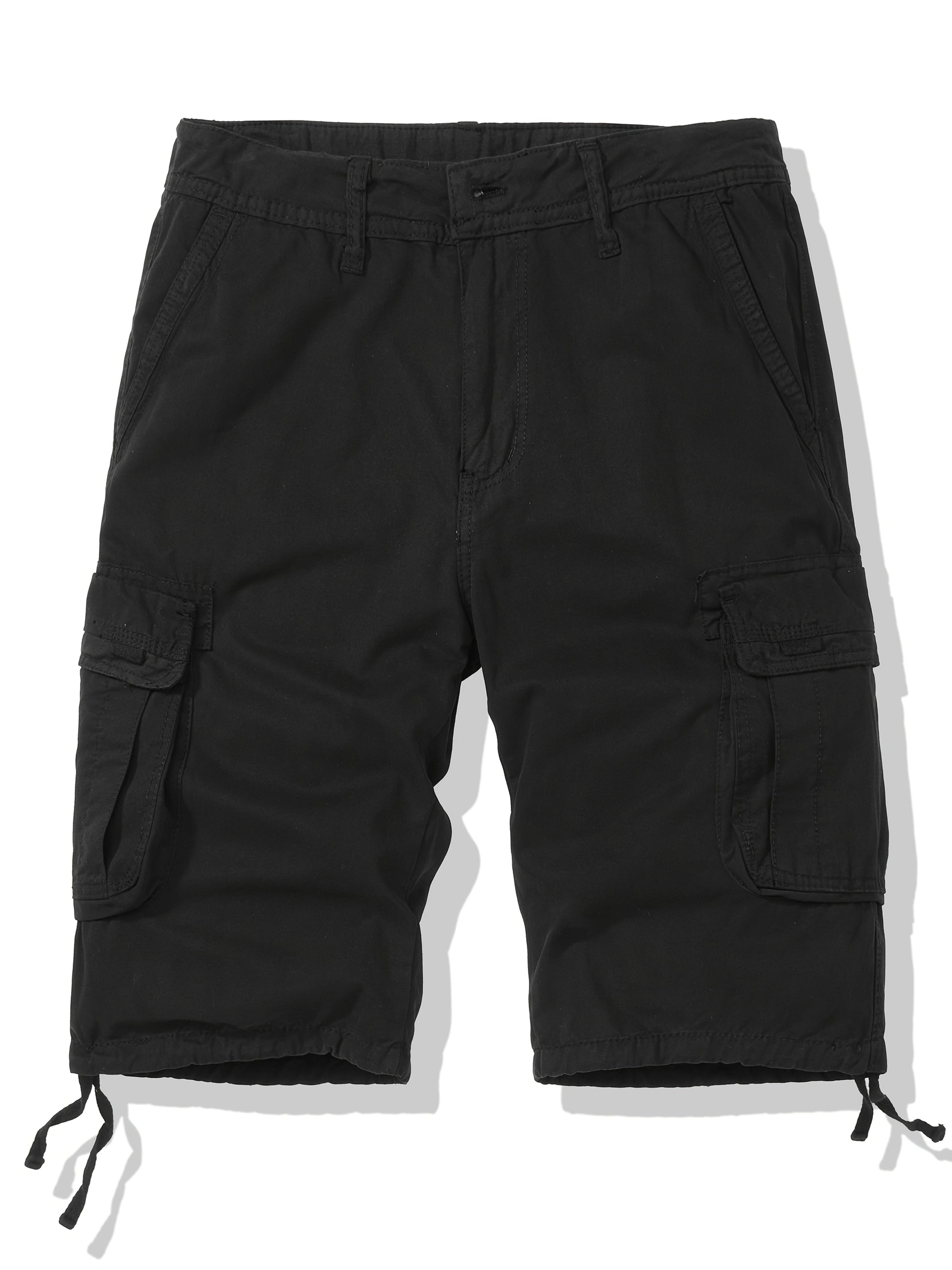 Men's Cargo Shorts - Stretch With Pockets – Grey / Sepia – view 3